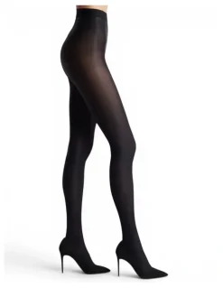 High Heel Jungle Liquid Metal Tights