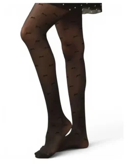 High Heel Jungle Love Velvet Flocking Premium Tights