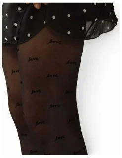 High Heel Jungle Love Velvet Flocking Premium Tights