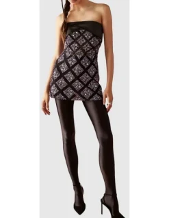 High Heel Jungle Mercury Tights