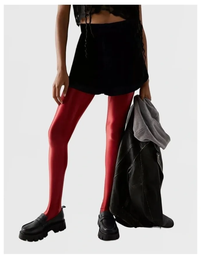 High Heel Jungle Mercury Tights