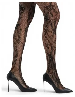 High Heel Jungle Monet Lace Tights
