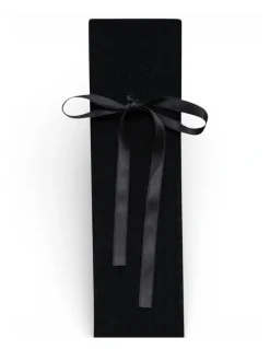 High Heel Jungle Prima Cotton With Satin Ribbon Socks in Black