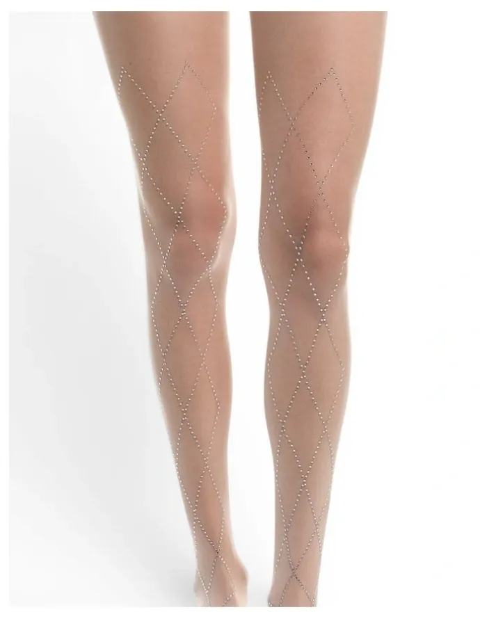 High Heel Jungle Richie Diamond Crystal Tights