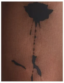 High Heel Jungle Rose Tattoo Tights