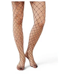 High Heel Jungle Sweet Heart Fishnet Tights