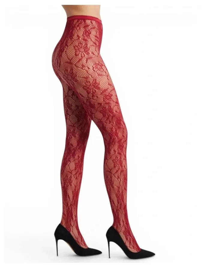 High Heel Jungle Venise Lace Fishnet Tights