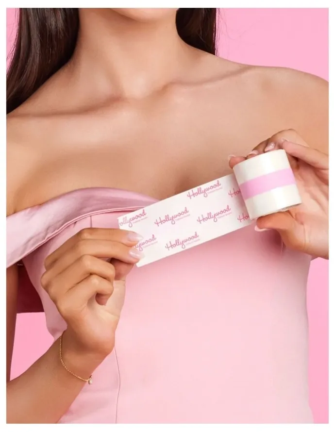 Hollywood Fashion Secrets Transparent Boob Tape XL Wide 7.5cm x 5m