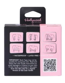 Hollywood Fashion Secrets Transparent Boob Tape XL Wide 7.5cm x 5m