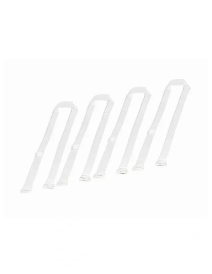 Hollywood Fashion Secrets Bra Straps 3 Pack in Clear