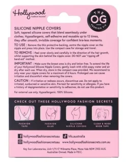 Hollywood Fashion Secrets Silicone Nipple Covers in Natural