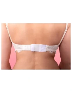 Hollywood Fashion Secrets Bra Band Extenders in Clear
