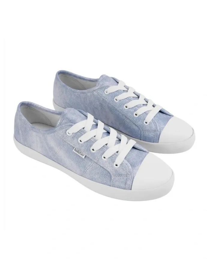 Holster Cleo Shoes in Light Denim Shimmer