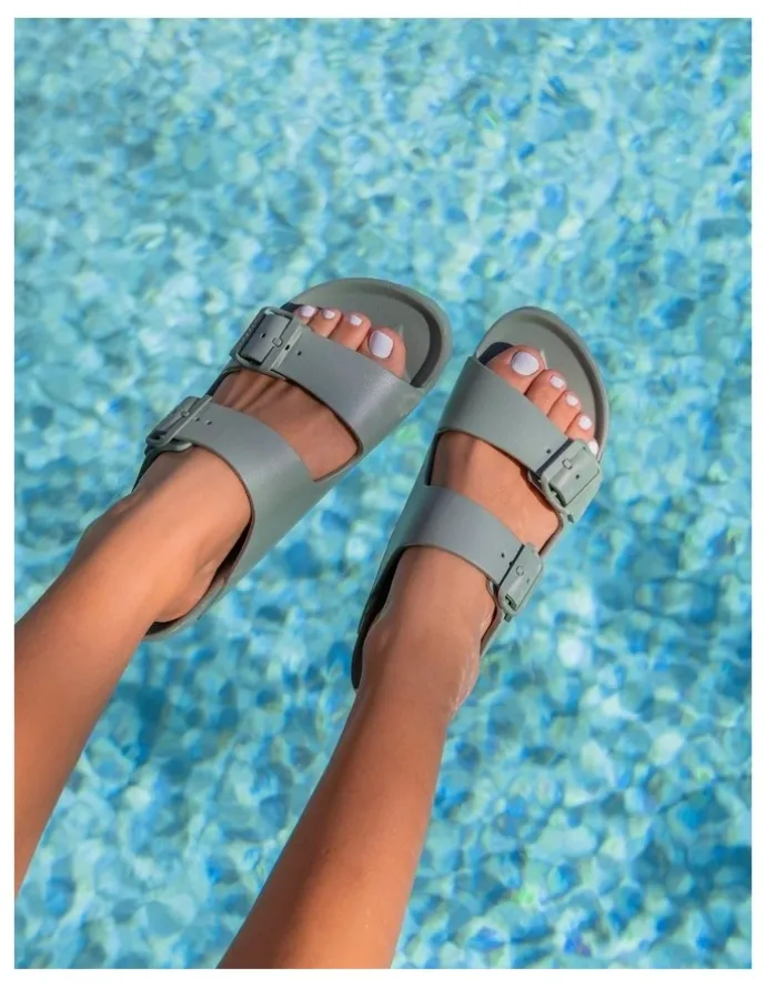 Holster Sundreamer Slides in Seagrass