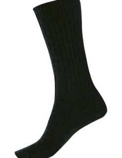 Humphrey Law Alpaca Health Over The Calf Socks in Charcoal