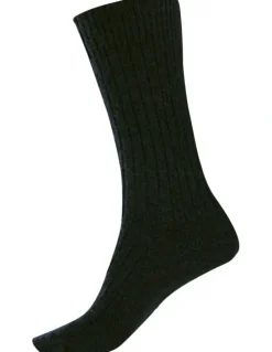 Humphrey Law Alpaca Health Over The Calf Socks in Charcoal