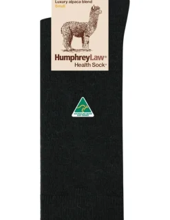 Humphrey Law Alpaca Health Over The Calf Socks in Black