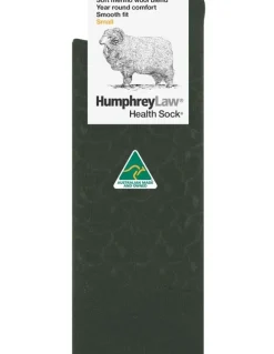 Humphrey Law Merino Wool Blend Health Sock 85c in Black
