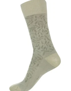 Humphrey Law Merino Wool Blend Health Over The Calf Socks Bone/Antelope