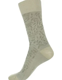 Humphrey Law Merino Wool Blend Health Over The Calf Socks Bone/Antelope