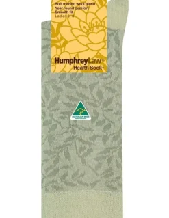 Humphrey Law Merino Wool Blend Health Over The Calf Socks Bone/Antelope