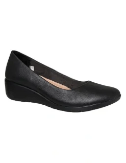 Hush Puppies Dylan Leather Pumps in Black