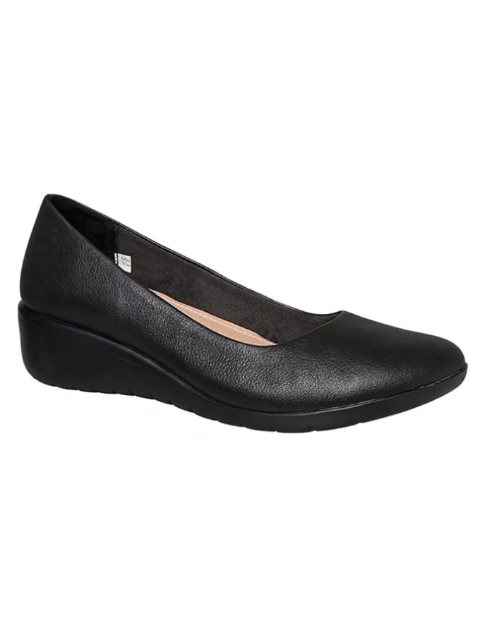 Hush Puppies Dylan Leather Pumps in Black