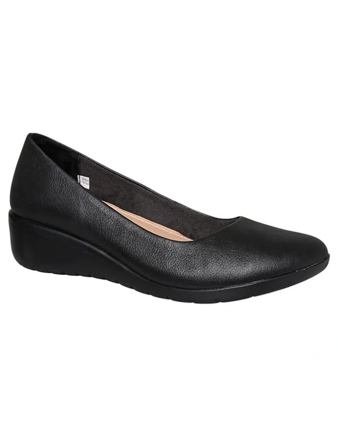 Hush Puppies Dylan Leather Pumps in Black