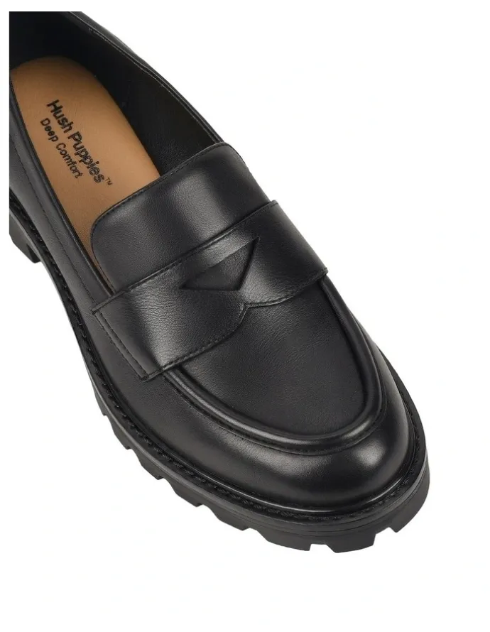Hush Puppies Elixir Loafer in Black