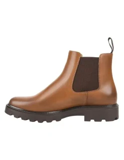 Hush Puppies Elsa Boots in Cognac