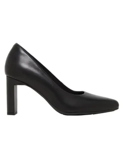 Hush Puppies Isabella Heeled Shoe in Black