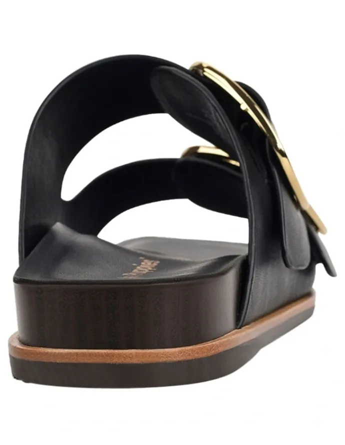 Hush Puppies Jonah Sandal in Black