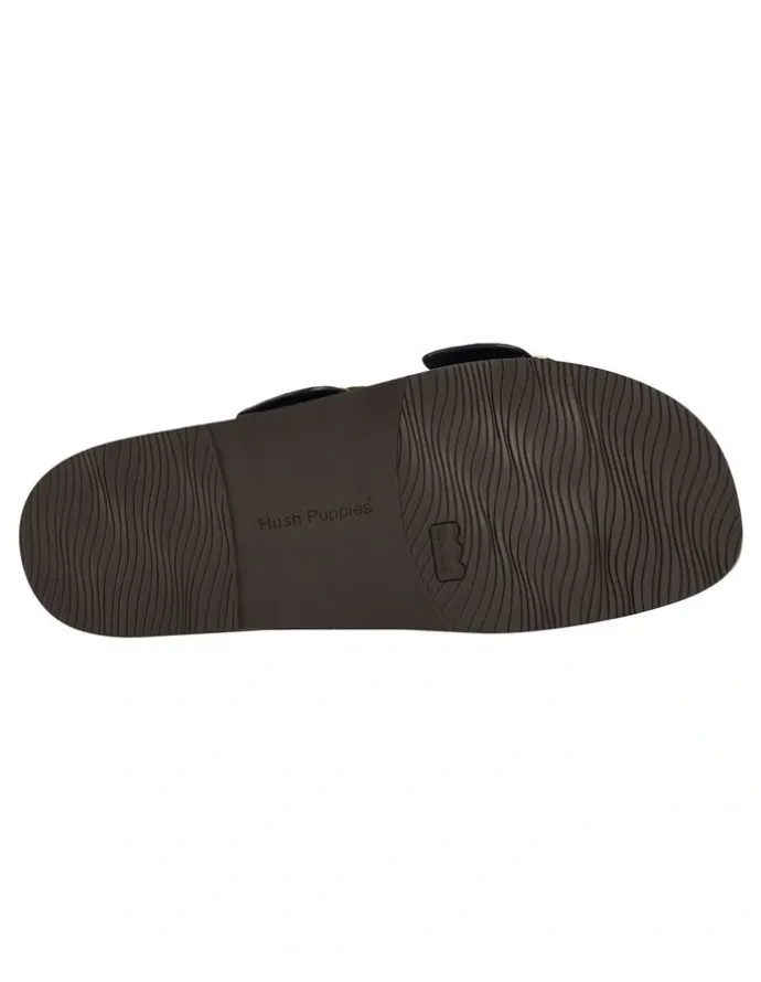 Hush Puppies Jonah Sandal in Black