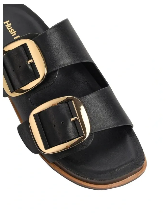 Hush Puppies Jonah Sandal in Black