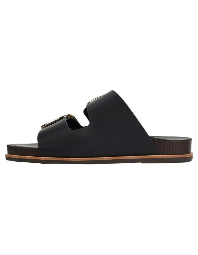 Hush Puppies Jonah Sandal in Black