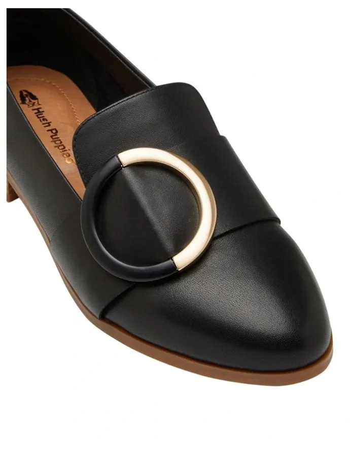 Hush Puppies Lexy Flat Loafer in Black