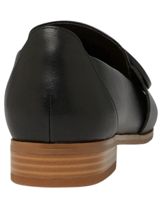 Hush Puppies Lexy Flat Loafer in Black