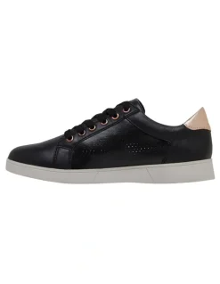 Hush Puppies Mimosa Perf Sneaker in Black/Copper