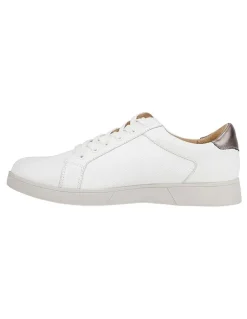 Hush Puppies Mimosa White Zip Up Sneaker in White