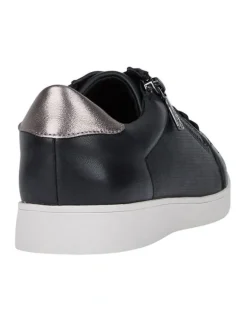 Hush Puppies Mimosa Zip Up Sneaker in Black