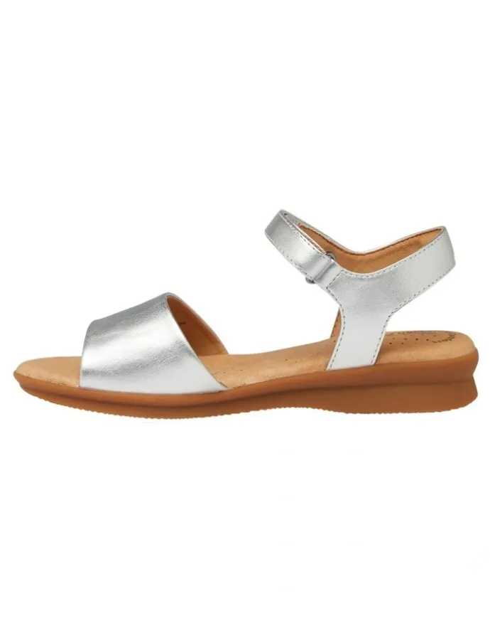 Hush Puppies Nigella PL Sandal in Silver Metallic