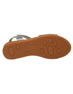 Hush Puppies Nigella PL Sandal in Silver Metallic