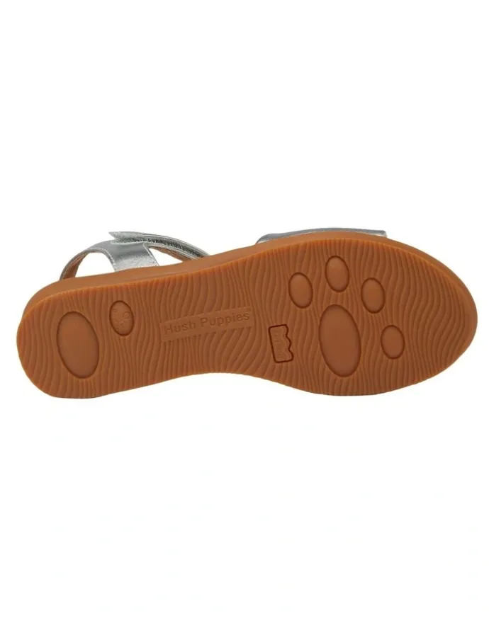 Hush Puppies Nigella PL Sandal in Silver Metallic