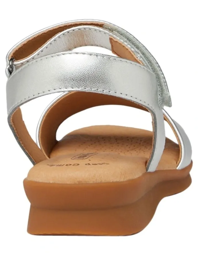 Hush Puppies Nigella PL Sandal in Silver Metallic