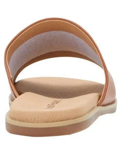 Hush Puppies Paradise Sandal in Dark Tan
