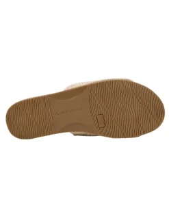 Hush Puppies Paradise Weave Sandal in Bone