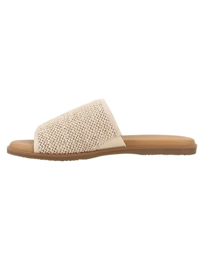 Hush Puppies Paradise Weave Sandal in Bone