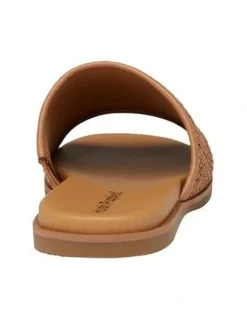 Hush Puppies Paradise Weave Sandal in Dark Tan Weave