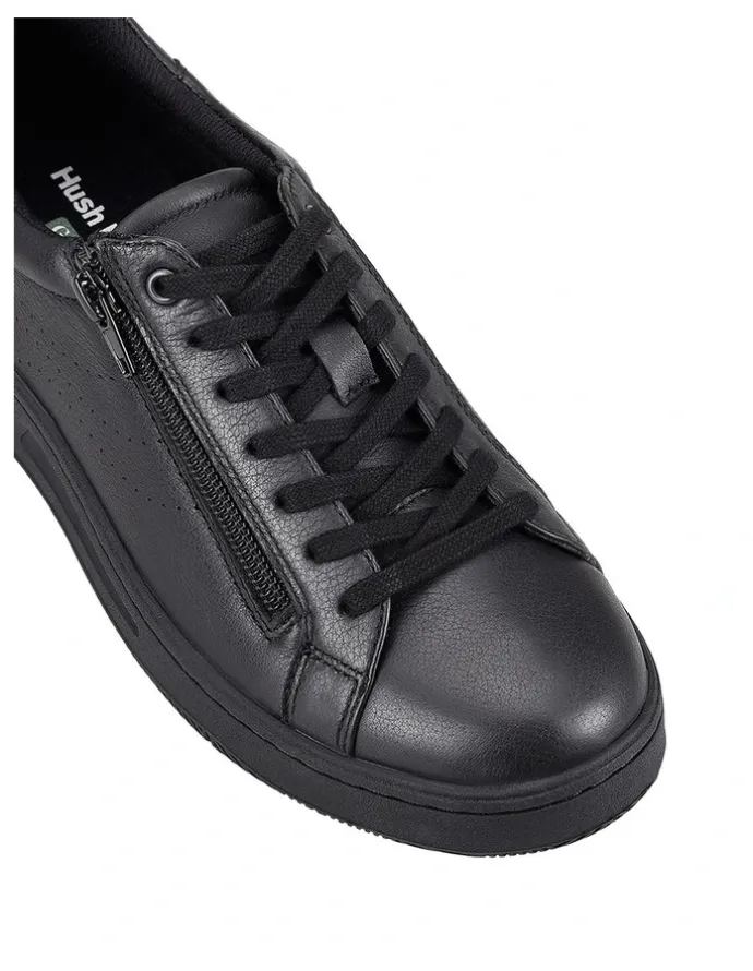 Hush Puppies Spin Sneaker in Black