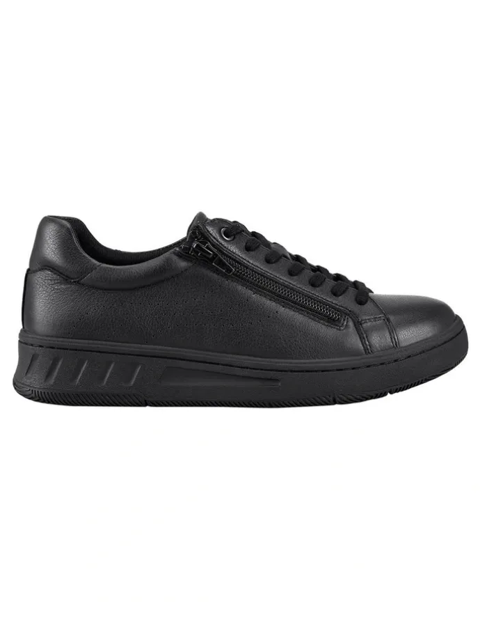Hush Puppies Spin Sneaker in Black